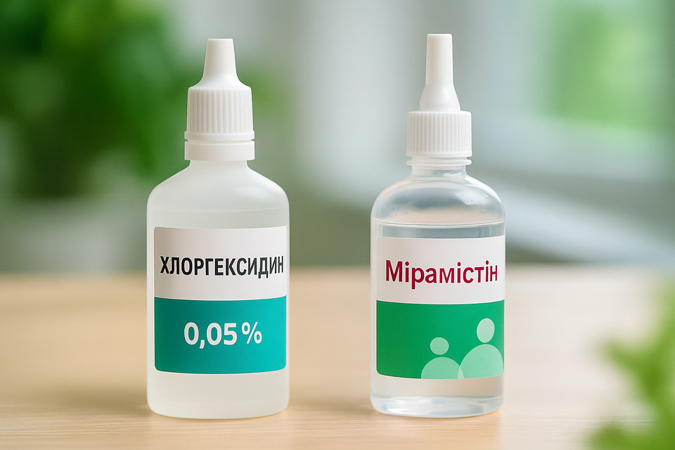 Хлоргексидин або Мірамістин: що краще?