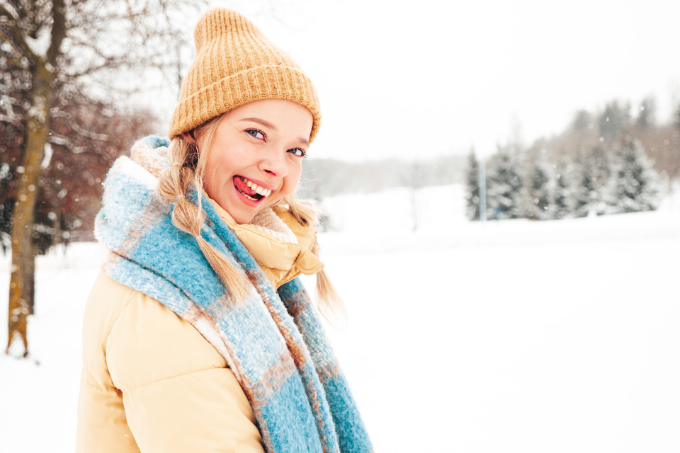 Заеды в уголках рта зимой