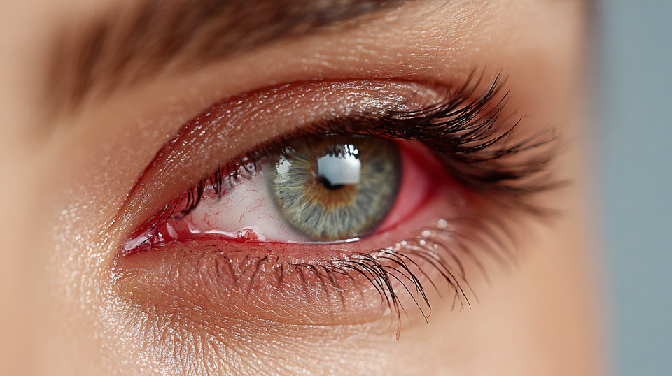 Розрив капіляра в оці