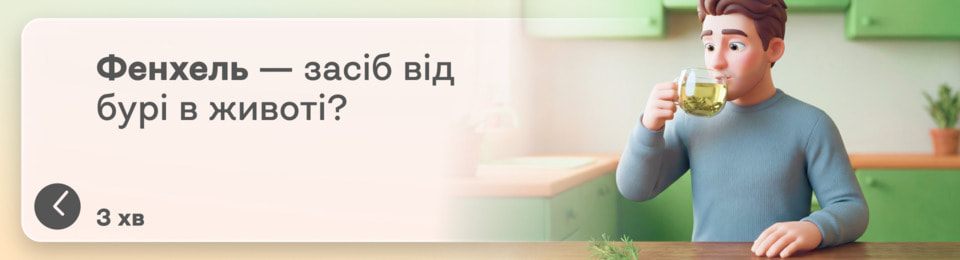Фенхель від здуття живота: це справді допомагає? Як тихий трав’яний лікар рятує живіт від бур
