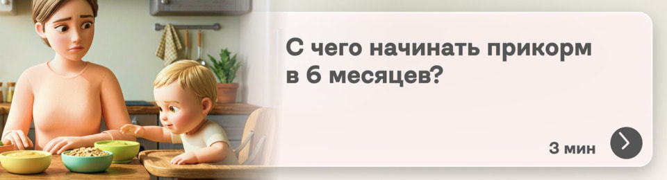 С чего начинать прикорм ребенка в 6 месяцев: каши, пюре, овощи, мясо, фрукты? Выбираем продукт для первого знакомства