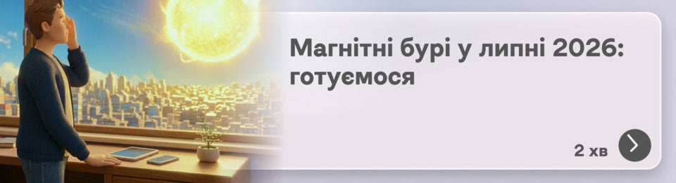 Магнітні бурі в липні 2026: коли очікувати геомагнітні сплески та як полегшити самопочуття
