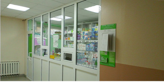 Лікарський в'їзд, 1 (Інститут хірургії) Апт. пункт №1-6 (Аптека 216)