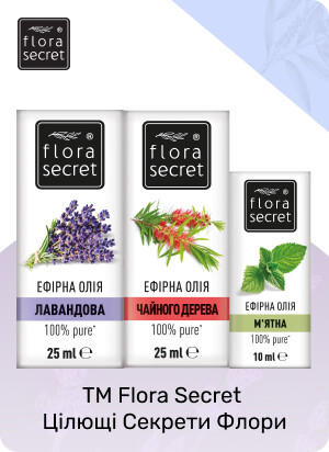 ТМ Flora Secret – Цілющі Секрети Флори 