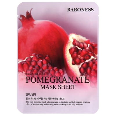 Маска для обличчя BARONESS (Баронесс) тканинна з екстрактом граната 25 мл