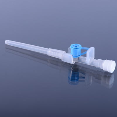 Канюля внутривенная с инъекционным клапаном (катетер) размер 26G фиолетовая Medicare