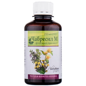 Чабресил М сироп при кашле фл. 200мл Solution pharm