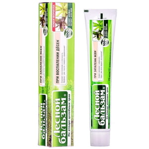 Зубна паста Лісовий бальзам з екстрактами шавлії та алое вера при запалені ясен 75 мл