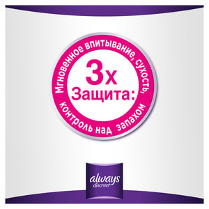 Прокладки щоденні жіночі ALWAYS (Олвейс) Непомітний Захист Normal Deo (Нормал део) ароматизовані 20 шт