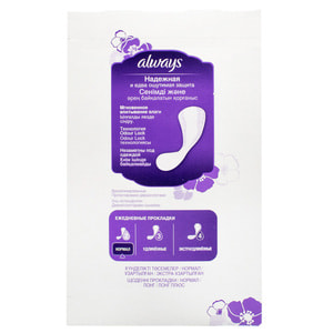 Прокладки щоденні жіночі ALWAYS (Олвейс) Непомітний Захист Normal Deo (Нормал део) ароматизовані 32 шт