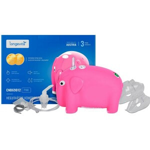 Інгалятор компресорний LONGEVITA (Лонгевита) CNB69012 pink