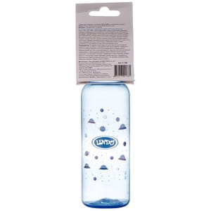 Бутылочка для кормления LINDO (Линдо) артикул LI 138 цветная с силиконовой соской 250 мл