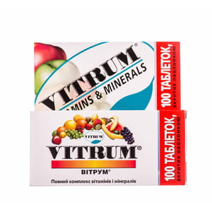 Витрум табл. п/о №100