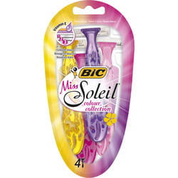 Бритва BIC (Бік) Miss Soleil (Місс Солей) colour collection для гладкого гоління упаковка 4 шт