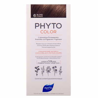 Крем-краска для волос PHYTO (Фито) Фитоколор тон 6 темно-русый NEW