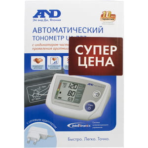 Вимірювач артеріального тиску AND (Ей енд Ді) модель UA-777АС автоматичний з адаптером