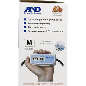 Измеритель (тонометр) артериального давления AND (Эй энд Ди) модель UA-604 полуавтоматический