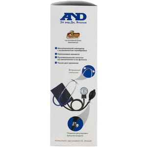 Измеритель (тонометр) артериального давления AND (Эй энд Ди) модель UA-100 механический со встроенным стетоскопом
