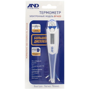 Термометр медицинский элекронный AND (Эй энд Ди) модель DT-623 с гибким наконечником