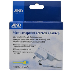 Адаптер AND (Эй энд Ди) модель ТВ-233С для тонометра сетевой
