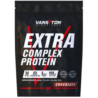 Высокобелковый продукт для спортсменов VANSITON (Ванситон) Extra (Экстра) Протеин Шоколад порошок 900 г