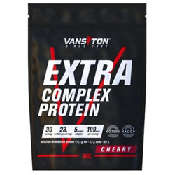Высокобелковый продукт для спортсменов VANSITON (Ванситон) Extra (Экстра) Протеин Вишня порошок 900 г