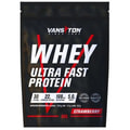 Высокопроцентный сывороточный белок для спортсменов VANSITON (Ванситон) Ultra Pro (Ультра Про) Протеин Клубника порошок 900 г