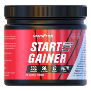Вуглеводний продукт для спортсменів VANSITON (Вансітон) Старт Гейнер енергетик порошок 500 г