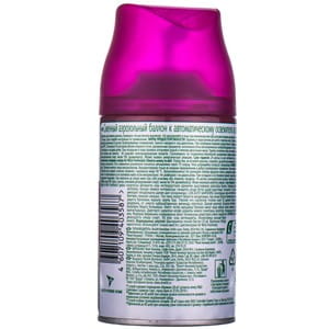 Баллон сменный к автоматическому аэрозольному освежителю воздуха AIR WICK (Эрвик) Freshmatic (Фрешматик) Нежность шелка и лилии 250 мл