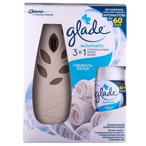Освежитель воздуха автоматический GLADE (Глейд) Свежесть белья 269 мл