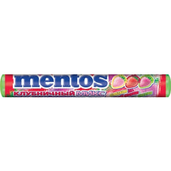 Драже жевательные MENTOS (Ментос) Клубничный микс 37 г