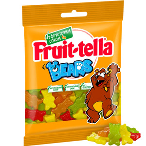 Мармелад жевательный FRUIT-TELLA (Фрутелла) Orsetti 90 г