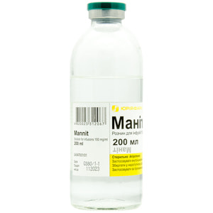 Маніт р-н д/інф. 150мг/мл. пляшка 200мл