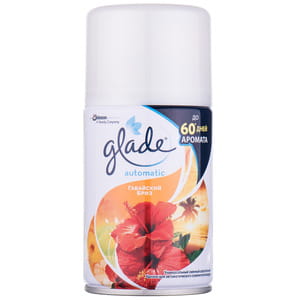 Баллон сменный универсальный GLADE (Глейд) к автоматическому освежителю воздуха Glade Automatic Гавайский бриз 269 мл