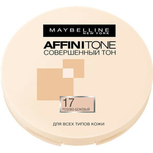 Пудра для лица MAYBELLINE New York (Мейбеллин Нью-Йорк) Affinitone компактная тон 17 9 г
