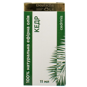 Масло эфирное DEUTSCHE OLE (дойче оил) кедр 11 мл