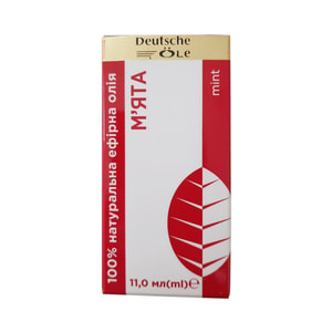 Масло эфирное DEUTSCHE OLE (дойче оил) Мята 11 мл