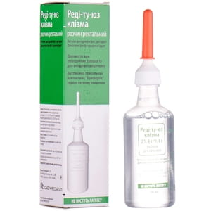 Реді-Ту-Юз Клізма р-н рект. 21,4г/9.4г пляшка 133мл №1