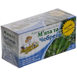 Фиточай Мудрый Травник Мята и Чабрец 20 пакетов