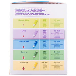 Ланцет (скарификатор) автоматический Medlance® plus Lite (Медланс плюс Лайт) розовый размер иглы 25G, глубина прокола 1,5мм 200 шт