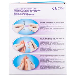 Ланцет (скарификатор) автоматический Medlance® plus Lite (Медланс плюс Лайт) розовый размер иглы 25G, глубина прокола 1,5мм 200 шт