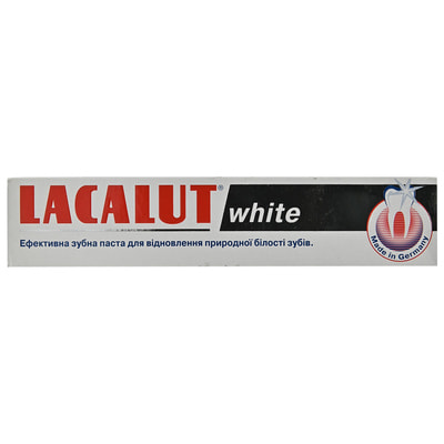 Зубна паста LACALUT (Лакалут) Вайт 75 мл