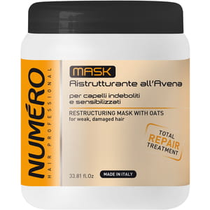 Маска для волосся BRELIL (Бреліл) Numero (Нумеро) Repair відновлююча з екстрактом вівса 1000 мл