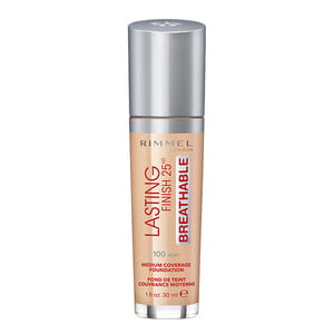 Основа тональна для обличчя RIMMEL (Ріммель) Lasting Finish Breathable тон 100 30 мл