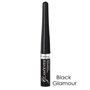 Подводка для глаз RIMMEL (Риммель) Glameyes Professional Liquid Liner тон Black Glamour 3,5 мл