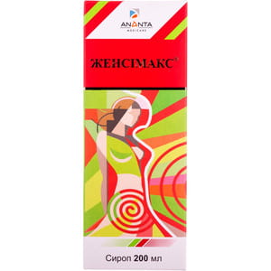 Сироп для лікування гінекологічних захворювань Женсімакс флакон 200 мл