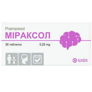 Мираксол табл. 0,25мг №30