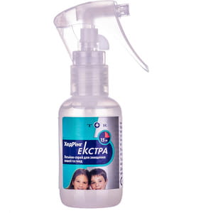 Лосьйон-спрей від педикульозу Хедринг Екстра 4% 60 мл