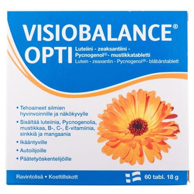 Визиобаланс Опти таблетки для поддержания и восстановления нарушенных функций органов зрения 60 шт