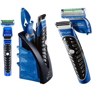 Набор GILLETTE Fusion (Жиллет Фьюжин) ProGlide (Проглайд) Стайлер + 1 картридж Power + 3 насадки для моделирования бороды